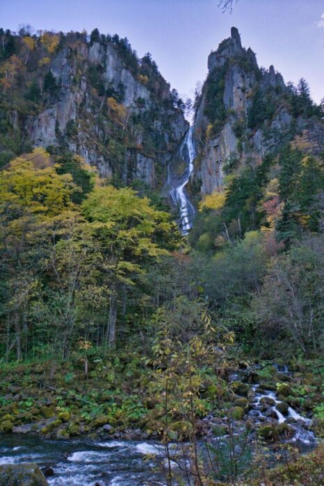 層雲峡の滝