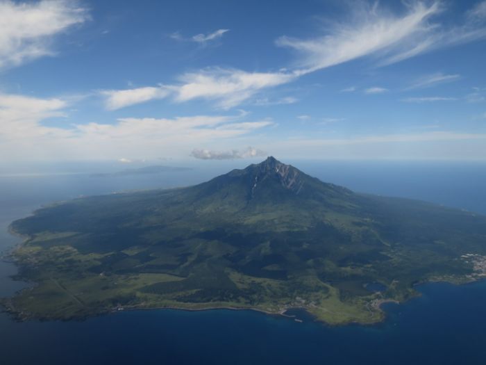 利尻山の景色